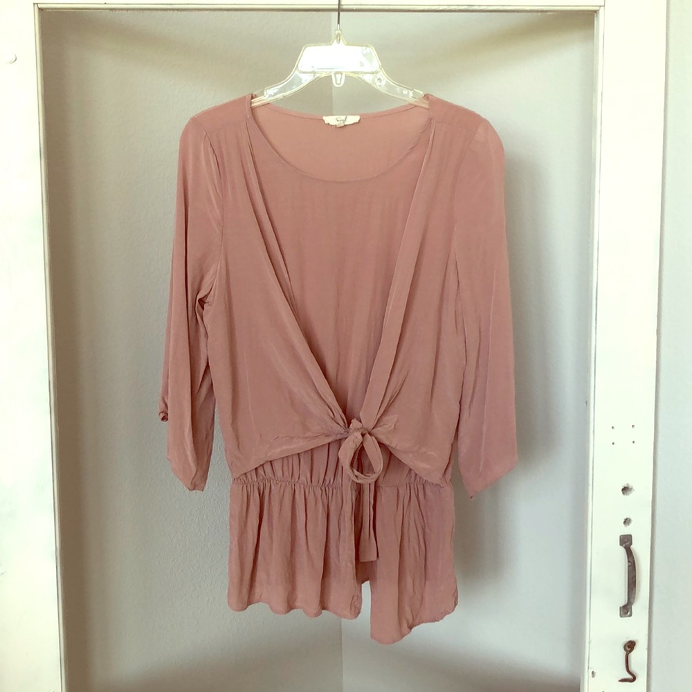 Easel Tied Blouse